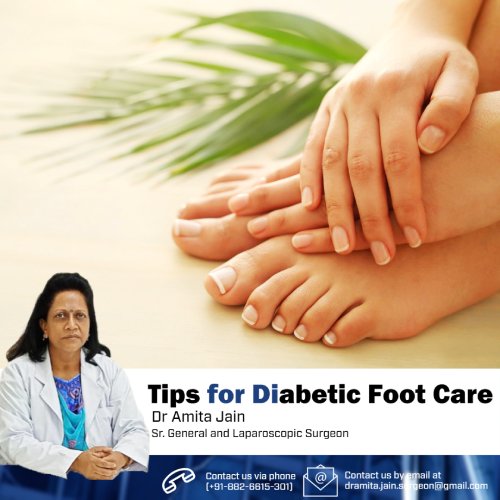 Tips for Diabetic Foot Care - By Dr Amita Jain