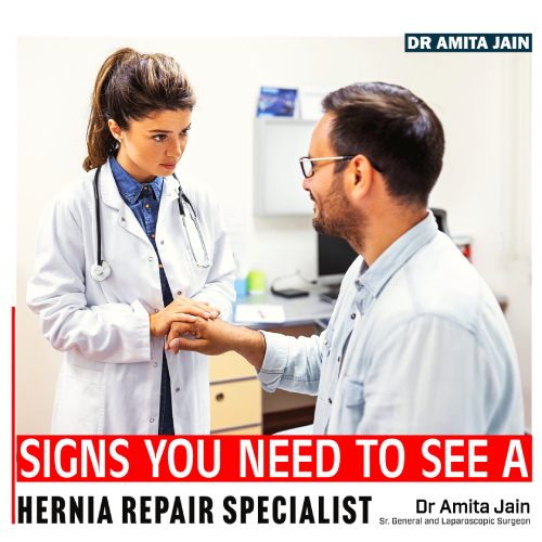 Surgeon Dr Amtia Jain hernia specialist in Delhi