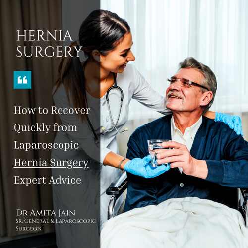 dr amita jain sr. general and laparoscopic surgeonf for hernia in delhi.