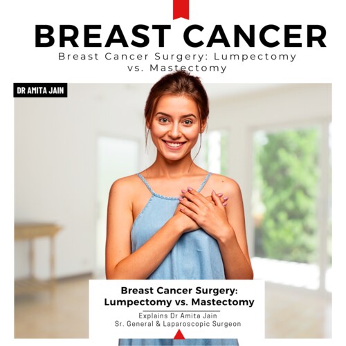 best Laparoscopic Surgeon for breast surgery in Delhi